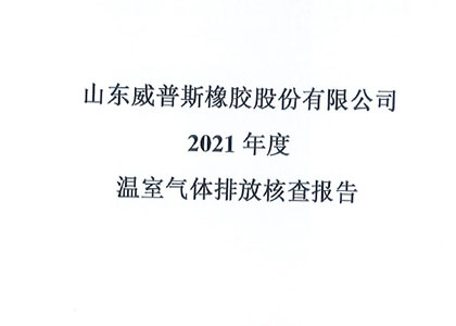 2021年度溫室氣體排放核查報(bào)告